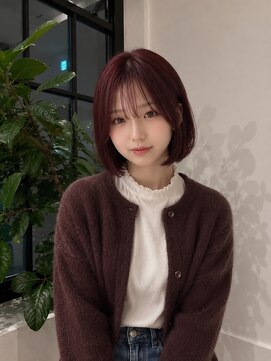 ルーズ(LOOSE) 韓国風ミディアムボブ