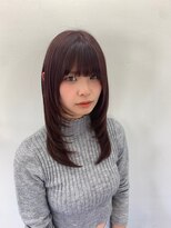 ダスティ 梓川店(Dasty)&nbsp;カシスレッド/レイヤーカット