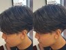 メンズカット＋フェザーパーマorニュアンスパーマ￥12800