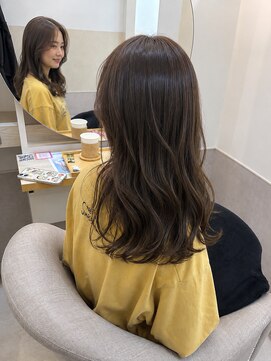 トゥーリ 春日店(tuuli) 大人可愛いオリーブグレージュ×髪質改善艶出し