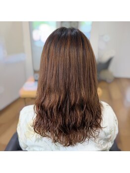 美容室 ロン ドゥ アンジュの写真/ストレートに飽きたら、毛先に動きを。結んでも、おろしても可愛い♪