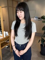 ゼストプラス(ZEST plus) 黒染めを使わない黒すぎない暗髪カラー【りあの】