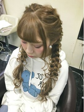 エヌエービー 池袋店(N.A.B.) 編み下ろし（ヘアセット）