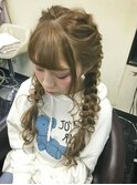 編み下ろし(ヘアセット)