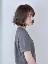 ヘアサロン セロ(Hair Salon SERO)&nbsp;【SERO姫路】ミディアムボブは、ふんわりカールとツヤ髪で