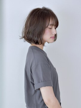 ヘアサロン セロ(Hair Salon SERO) 【SERO姫路】ミディアムボブは、ふんわりカールとツヤ髪で