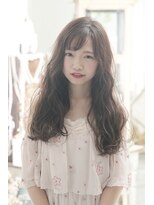 キミ(kimi)&nbsp;【ｋｉｍｉ】透明感グレージュ×ゆるふわセミロング