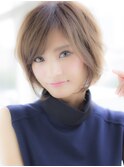 ショートレイヤーボブ