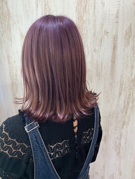 エストレーラ(estrela) 『estrela』切りっぱなしハイトーンピンク