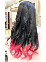デザインヘアーピアジェ 八木店(DESIGN HAIR PIAGET) ☆春におススメ♪下だけピンクカラー♪大人綺麗☆