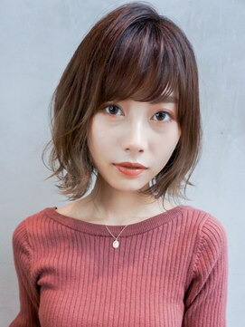 アイティー バイ アルバム 浦和店(IT by ALBUM) ラフボブ_クールショートピンクベージュボブルフ_47748