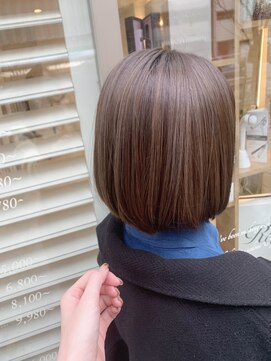 ネオリーブ アンド 渋谷店(Neolive &) 【neolive&】ハイライトまとまり小顔ボブ