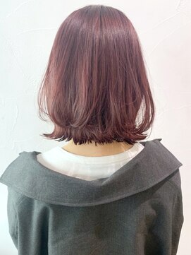 アイティー バイ アルバム 中野店(IT by ALBUM) ピンクベージュ_ボブルフクールショート_ba311301