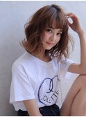 大人可愛いゆるふわボブ【LUXBE　LUCE　沖縄那覇店】