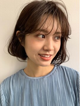 ローウェ 名駅(Louwe) 大人かわいい小顔エアリーロングボブ[名駅/名古屋駅前]