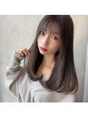 20代30代大人かわいいセミロングヘア★シフォンブランジュ