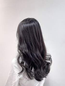 リベラ(LIBERA) 《TARO》黒髪風ラベンダーブラウン × ラフウェーブ