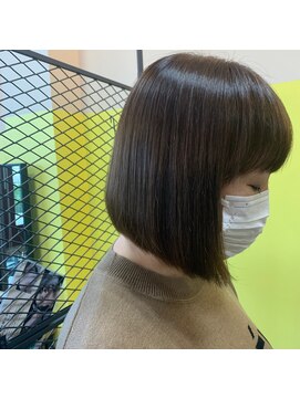 アングル(angle) [angle/西新駅]★大人可愛い結べる前下がりボブ