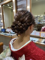 ネオリーブ クタ 町田店(Neolive kuta) シニヨンスタイル☆【Neolive kuta】着物