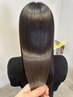 似合わせ小顔cut+髪質改善縮毛矯正+TOKIOトリートメント ￥33000