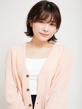 エンタク 新宿(enntaku) マロンベージュ/Aラインボブ/かきあげ/インナーカラー[新宿駅]