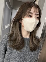 サイン 表参道(SIGN)&nbsp;レイヤーカットイヤリングカラーインナーカラーケアブリーチ