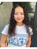 外国人風パーマ/ハードパーマ/スパイラルパーマ/海外風ヘア/原宿