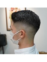 ワンワンオー バーバーショップ 博多店(@110 BARBER SHOP)&nbsp;フェードショートスタイル