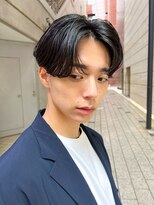 ガーデン 銀座(GARDEN)&nbsp;艶センターパートニュアンスパーマダークアッシュ韓国マッシュ