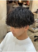 名古屋/メンズカット/メンズパーマ/眉毛/波巻きパーマ