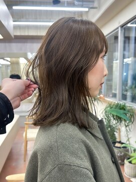 パークレーン アイス イヴェン(park lane ICI yeven) ブリーチなしダブルカラー 赤味消しベージュ マロン/momoka