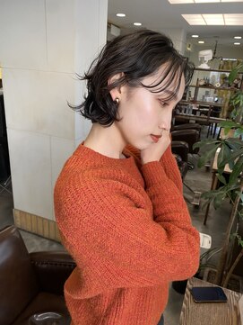 アナログ(ANALOGUE) 【ANALOGUE】黒髪くせ毛風パーマ