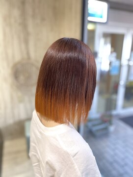 ヘアスペース エアリス(Hair space Earth) グラデーションオレンジ