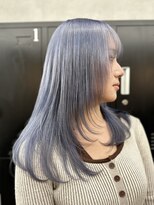 アドラ(ADLLA) グレーアッシュ×レイヤーカット！ブリーチ2回！