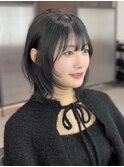 小顔可愛いレイヤーカット×アッシュカラー10代20代30代