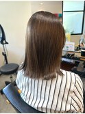 髪質改善カラー/レイヤーカット/透明感/ミディアム