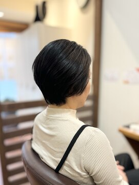 ヘアー グリーン(hair green) ショート30代40代50代ナチュラルブラック