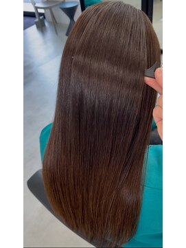 エン 久安(en.) アプリコットオレンジMIX艶ロング|人気の明るめカラー