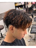 ライズ 渋谷店(RISE) 刈り上げセンターパートマッシュツイストスパイラルパーマ