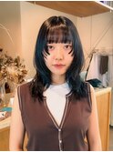 [姫カットレイヤー×ウルフ]#髪質改善#ブリーチ#ダブルカラー