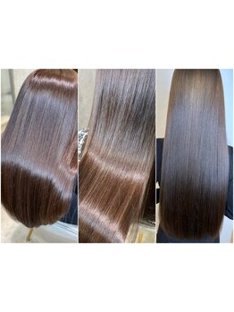 最新の髪質改善トリートメントで一人一人の髪質に合わせて施術を行います◎