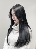 池袋 韓国 ロング レイヤーカット 髪質改善 トリートメント