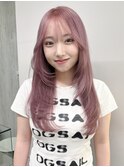 デザインカラーケアブリーチハイトーンカラー顔周りレイヤー韓国
