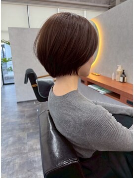 オズ 郡山駅前店(OZ) 大人可愛いベージュレイヤーロブ垢抜けピンクブラウン外ハネボブ