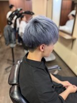 クラッキ ヘアークリエイション(CRAQUE hair creation)&nbsp;透明感グレーブルー×爽やかショート