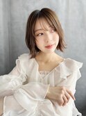 《30代～大人透明感》白髪ぼかしハイライト＋艶カラー