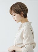 ショート/ショートボブ/耳掛けショート/くびれショート/前髪あり