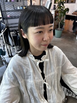 ソースバンダイ 万代(SOURCE) 個性的にオン眉スタイル