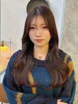 ミリ(mm)&nbsp;上品なかわいさ！！韓国お姉さん風くびれレイヤーヘア！