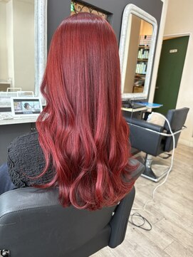 ユラ(YURA) 赤髪 レッドヘア 【姫路/姫路駅/韓国風】